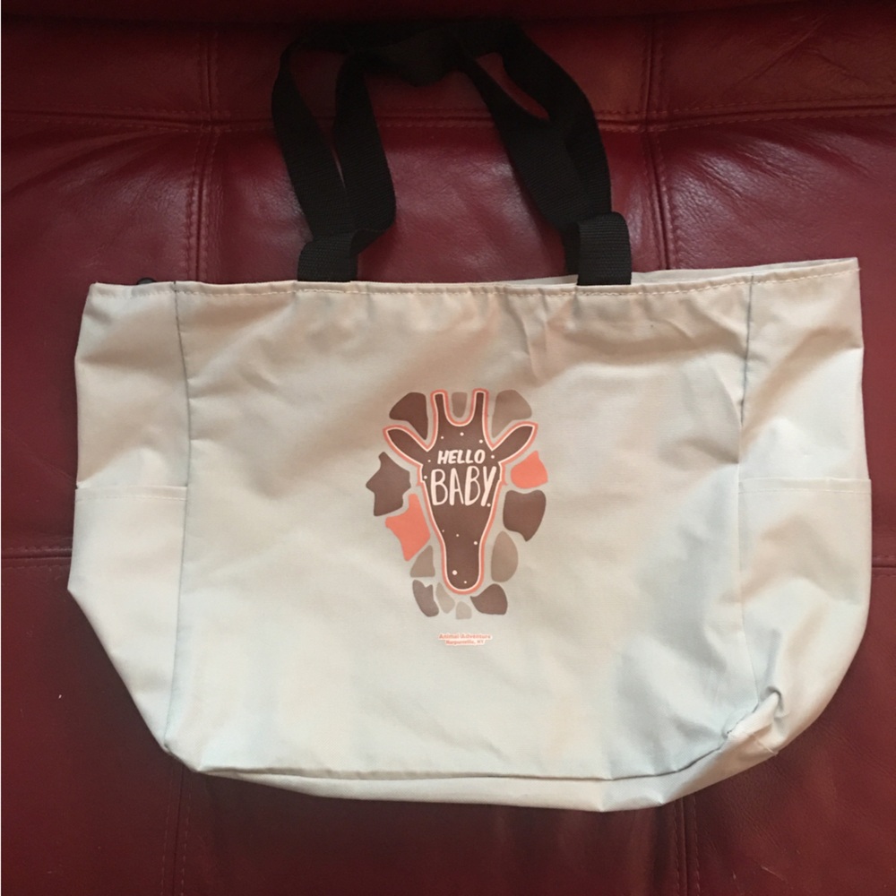April The Giraffe Harpursville Zoo Port Authority Tote Bag